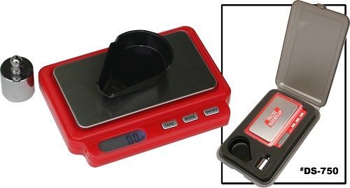 Red 2 AAA Batteries MTM DS750 Mini Digital Reloading Scale - 