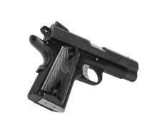 Pachmayr Renegade Wood Laminate 1911 Officer Double Diamond Charcoal Checkered