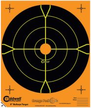 Caldwell Orange Peel Target 20cm Self-Adhesive Bullseye x5