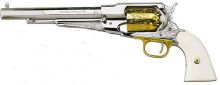 Pietta Black Powder Revolver 1858 Remington Plated Brass Cal.44