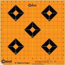 Caldwell Orange Peel Sight-In Target 40cm Self-Adhesive x5