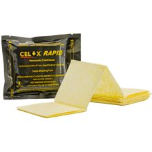 Celox Rapid Hemostatic Z-Fold Gauze Gaze Hémostatique 7.6cm x 1.5m