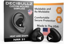 Decibullz  PLG1 Custom Molded Earplugs (NRR 31dB)