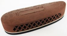 Pachmayr F325 Deluxe Shotgun & Rifle Recoil Pad Large 1.15" Brown / White Line