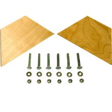 Lee Hardwood Blank Bases with Fasteners