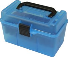 MTM H50-RM Ammo Box Clear Blue