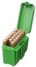 MTM Ammo Box 20 Round Belt Style 223 204 Ruger 6x47 Green