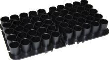 MTM Shotshell Trays 50 Round 12 Gauge Fits Sf & Sd & S-100 Black