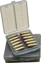 MTM Handgun Ammo Wallet 12 Rounds 38 357 Clear Smoke