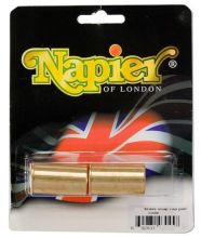 Napier Brass Snap Caps 12 Gauge - 1 Pair