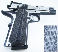 Pachmayr G10 Tactical Grips 1911 Gray / Black Fine