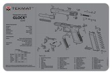 TekMat Glock Gen 4 Grey Cleaning Mat