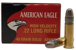 Federal American Eagle Munitions 22 Long Rifle HV 40g LRN x500