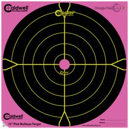 Caldwell Orange Peel Cible 30cm Autocollante Bullseye x5 Rose