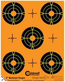 Caldwell Orange Peel Cible 5cm Autocollante Bullseye x10