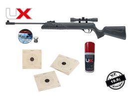 Umarex UX Syrix Pack Carabine  Air Comprimé 4.5mm Gaz Piston 4x32