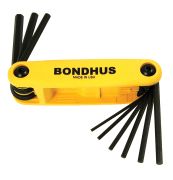 Bondhus Fold-Up ProGuard GorillaGrip Hex End 0.05" to 3/16" Yellow