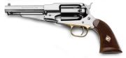 Pietta Black Powder Revolver 1858 Remington Sheriff Inox Cal.44 Checkered Grip