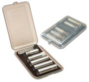MTM Tube Case Holds 6 Extended Chokes Clear Smoke