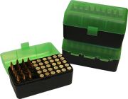 MTM RS-50 Rifle Ammo Box Green/Black
