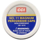 CCI No11 Magnum Percussion Caps x100